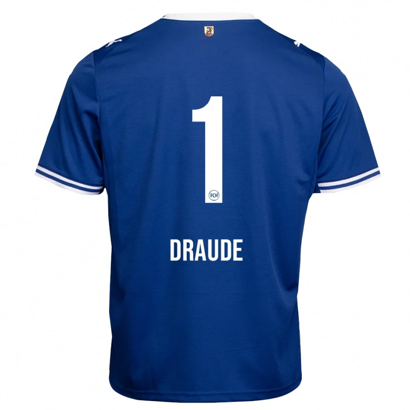 Danxen Kinder Michel Draude #1 Königsblau Weiß Auswärtstrikot Trikot 2026/27 T-Shirt