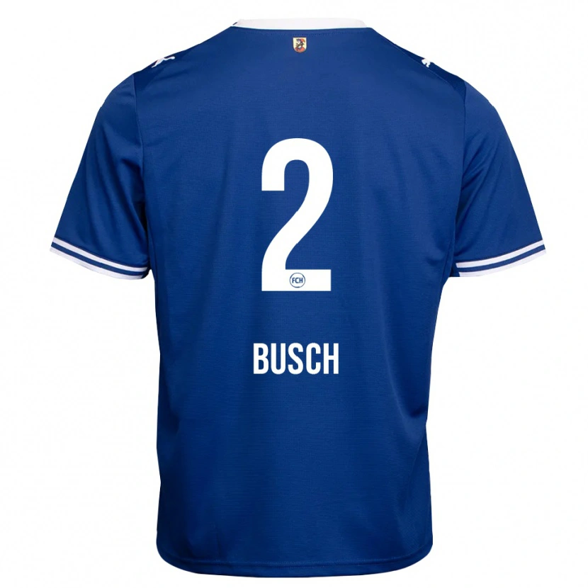 Danxen Kinder Marnon Busch #2 Königsblau Weiß Auswärtstrikot Trikot 2026/27 T-Shirt