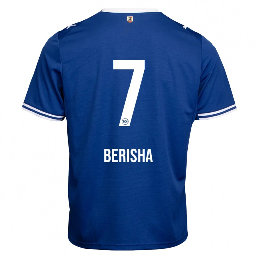 Danxen Kinder Imran Berisha #7 Königsblau Weiß Auswärtstrikot Trikot 2026/27 T-Shirt