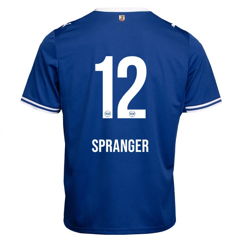 Danxen Kinder Luke Spranger #12 Königsblau Weiß Auswärtstrikot Trikot 2026/27 T-Shirt
