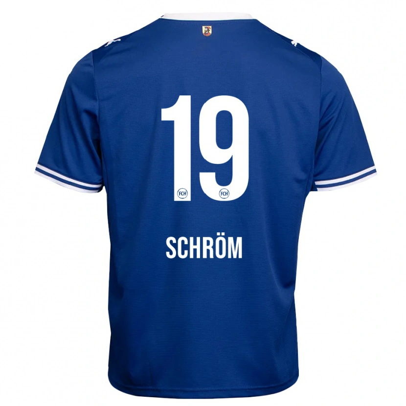 Danxen Kinder Aline Schröm #19 Königsblau Weiß Auswärtstrikot Trikot 2026/27 T-Shirt