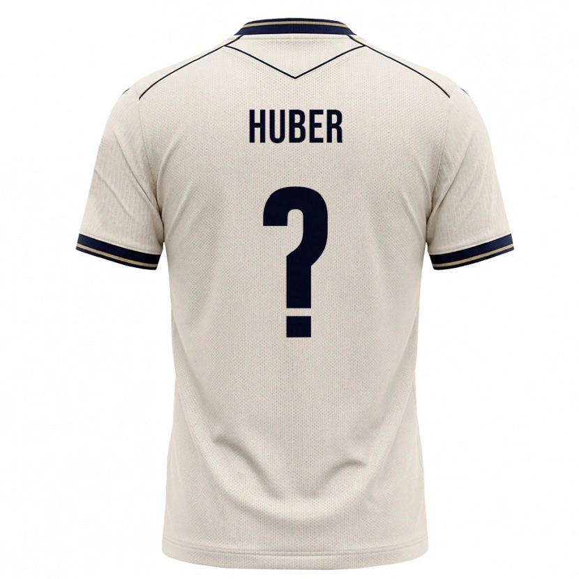 Danxen Kinder Benedikt Huber #0 Creme Tiefblau Auswärtstrikot Trikot 2026/27 T-Shirt