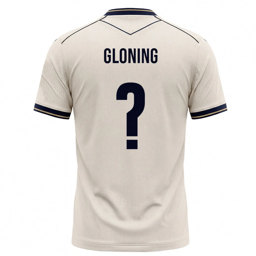 Danxen Kinder Laura Gloning #0 Creme Tiefblau Auswärtstrikot Trikot 2026/27 T-Shirt