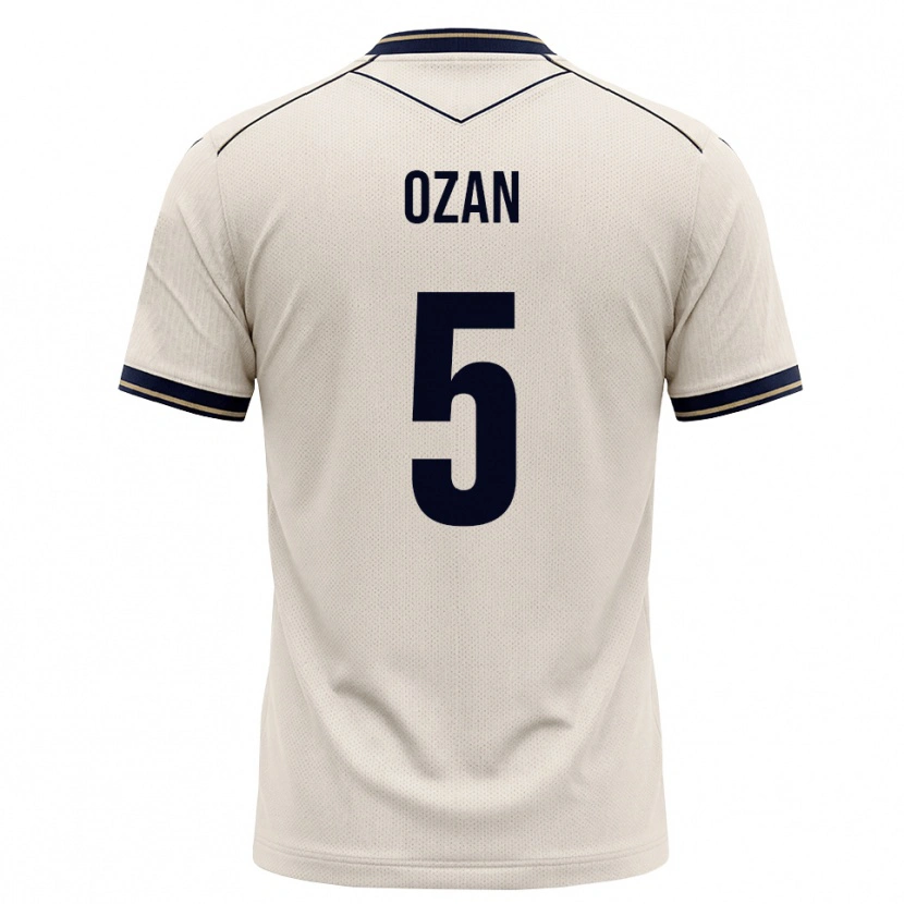 Danxen Kinder Ozan Kabak #5 Creme Tiefblau Auswärtstrikot Trikot 2026/27 T-Shirt