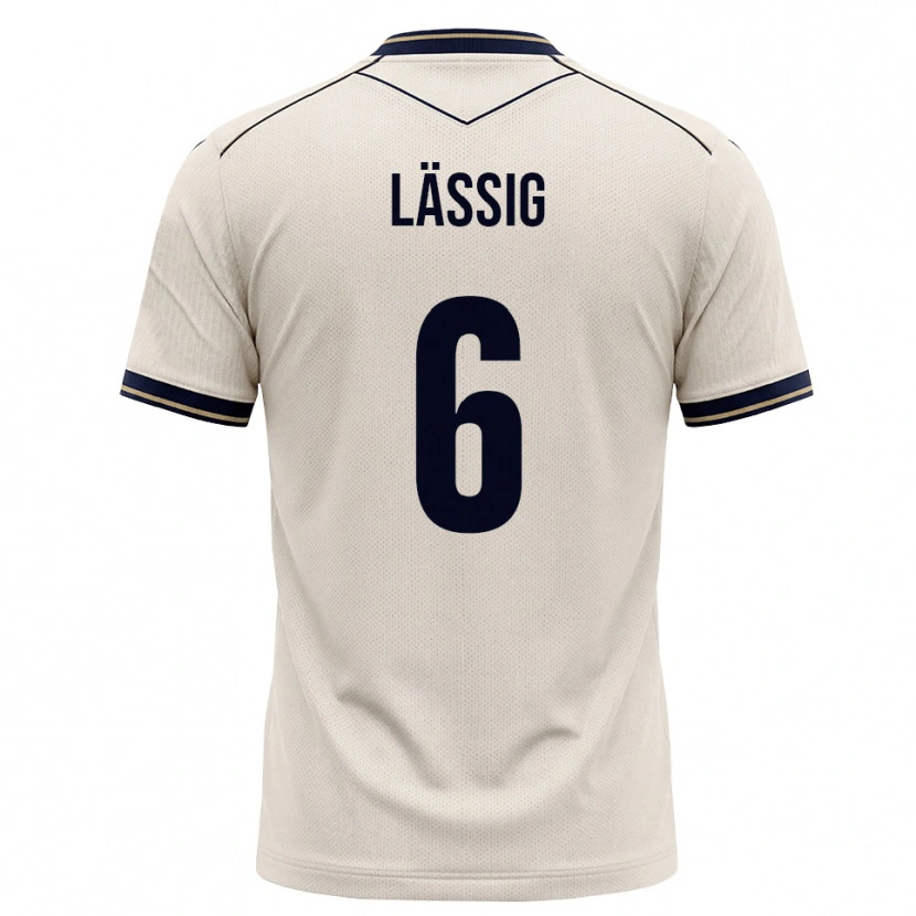 Danxen Kinder Valentin Lässig #6 Creme Tiefblau Auswärtstrikot Trikot 2026/27 T-Shirt