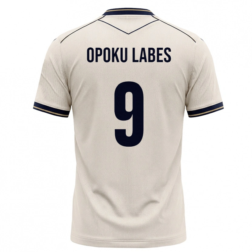 Danxen Kinder Ben Opoku Labes #9 Creme Tiefblau Auswärtstrikot Trikot 2026/27 T-Shirt