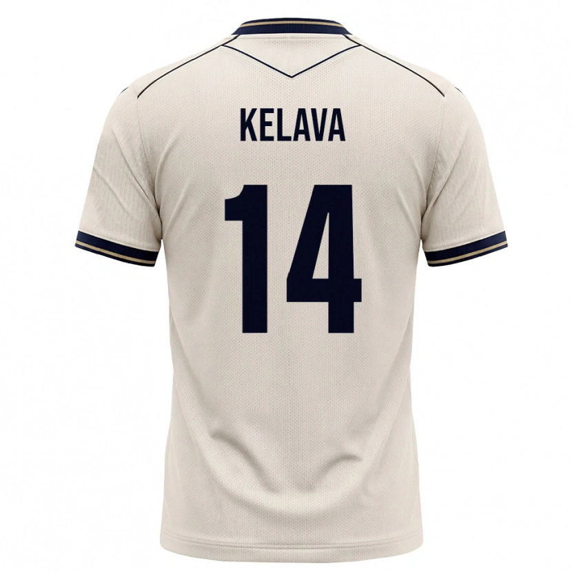 Danxen Kinder Luka Kelava #14 Creme Tiefblau Auswärtstrikot Trikot 2026/27 T-Shirt