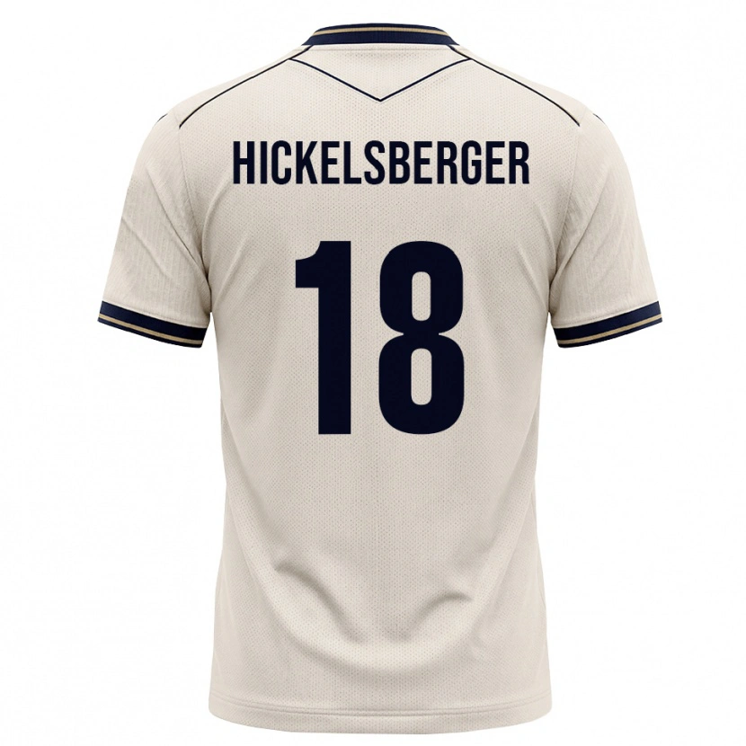 Danxen Kinder Julia Hickelsberger #18 Creme Tiefblau Auswärtstrikot Trikot 2026/27 T-Shirt