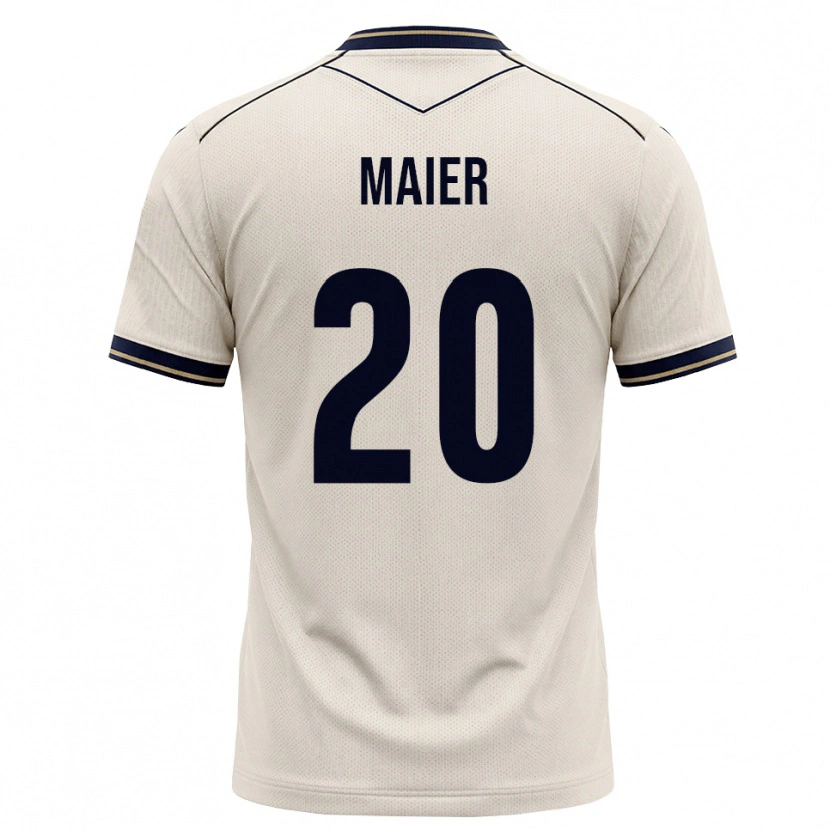 Danxen Kinder Leonie Maier #20 Creme Tiefblau Auswärtstrikot Trikot 2026/27 T-Shirt
