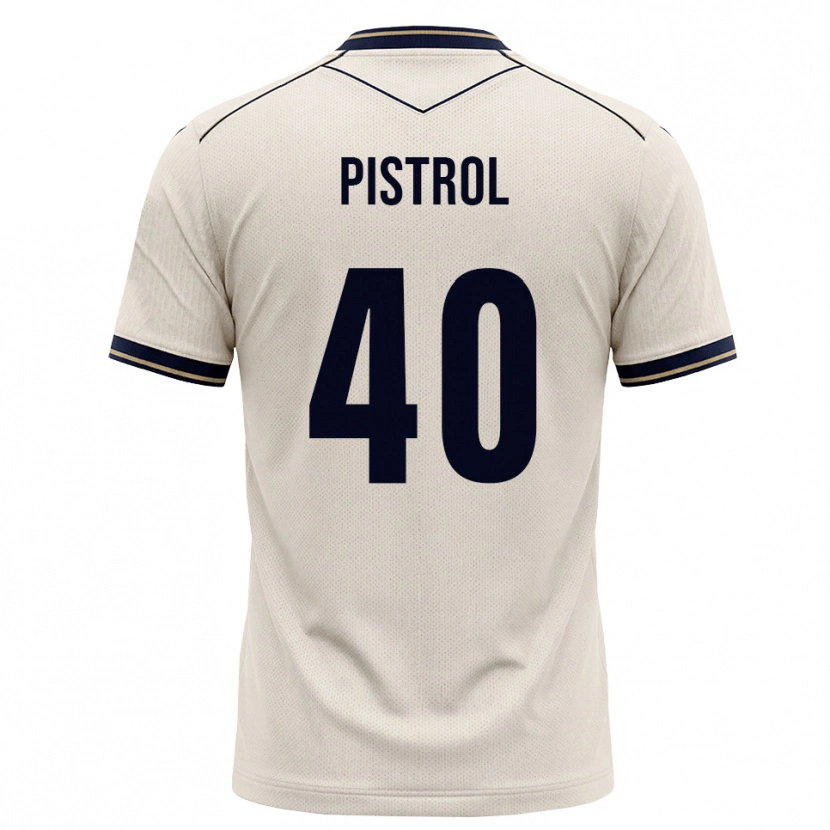 Danxen Kinder Santino Pistrol #40 Creme Tiefblau Auswärtstrikot Trikot 2026/27 T-Shirt