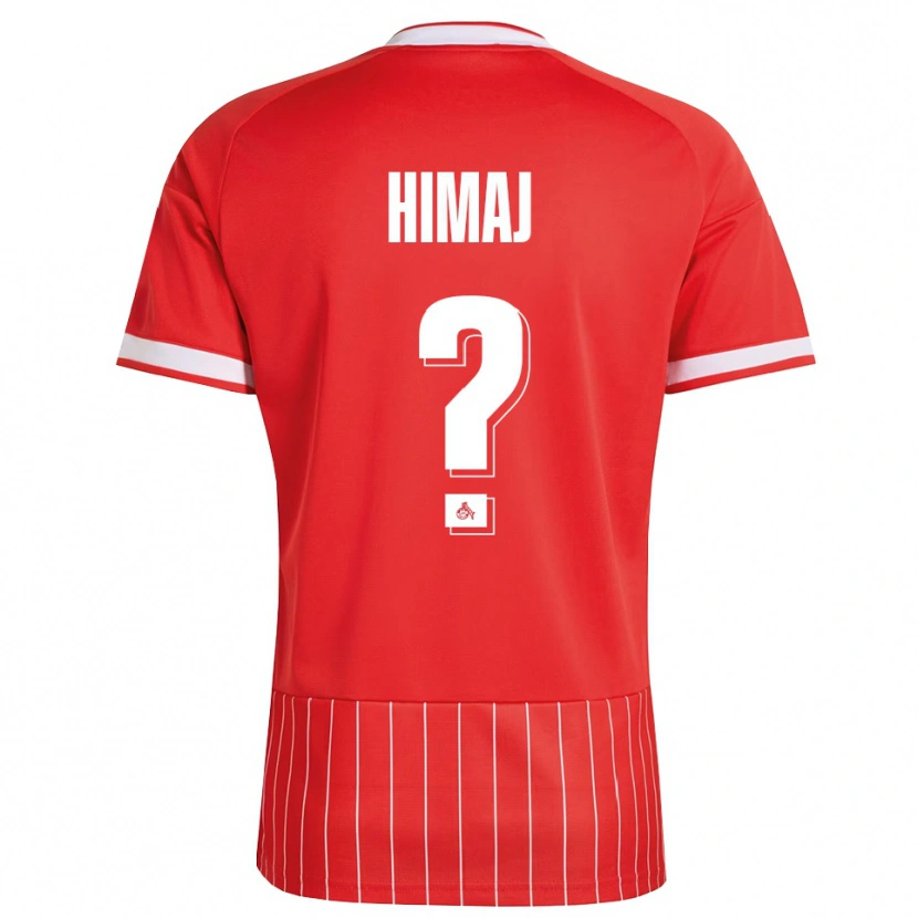 Danxen Kinder Leart Himaj #0 Rot Weiß Grün Auswärtstrikot Trikot 2026/27 T-Shirt