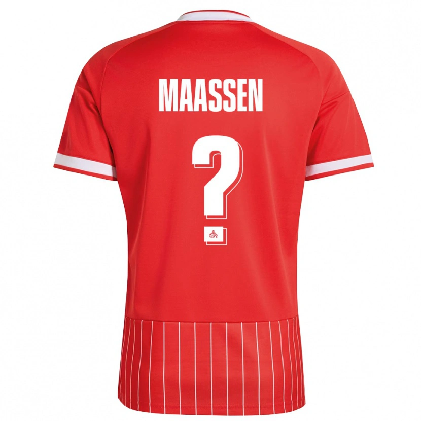 Danxen Kinder Leonard Maaßen #0 Rot Weiß Grün Auswärtstrikot Trikot 2026/27 T-Shirt