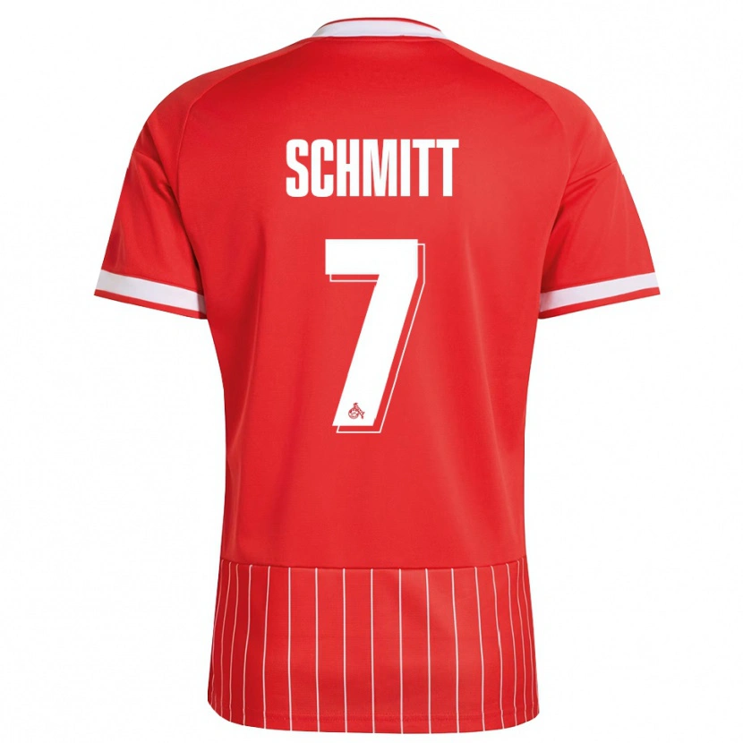 Danxen Kinder Oliver Schmitt #7 Rot Weiß Grün Auswärtstrikot Trikot 2026/27 T-Shirt