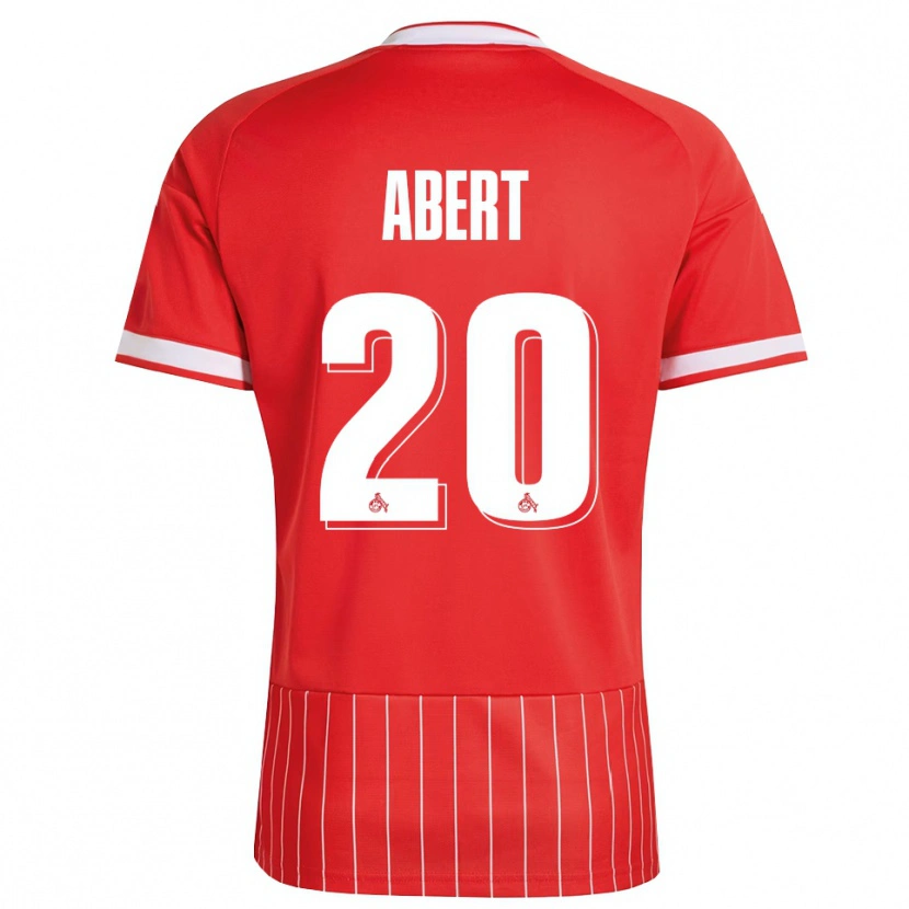 Danxen Kinder Niklas Abert #20 Rot Weiß Grün Auswärtstrikot Trikot 2026/27 T-Shirt