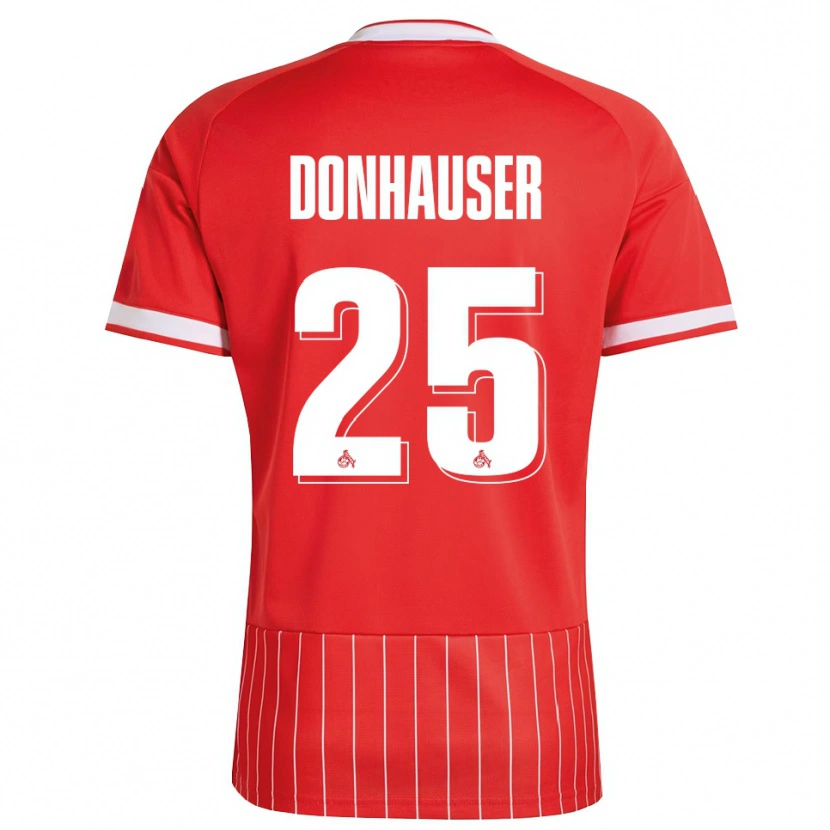 Danxen Kinder Laura Donhauser #25 Rot Weiß Grün Auswärtstrikot Trikot 2026/27 T-Shirt