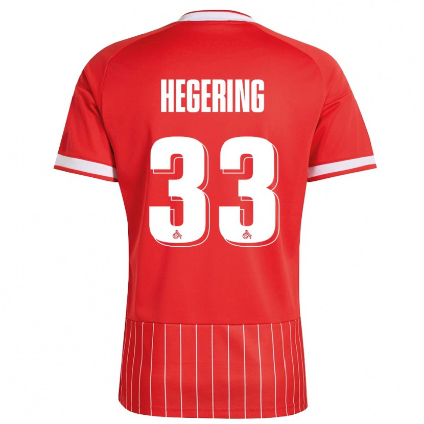 Danxen Kinder Marina Hegering #33 Rot Weiß Grün Auswärtstrikot Trikot 2026/27 T-Shirt