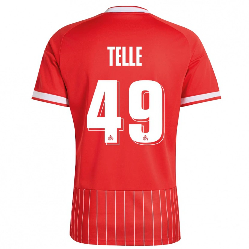 Danxen Kinder Neo Telle #49 Rot Weiß Grün Auswärtstrikot Trikot 2026/27 T-Shirt