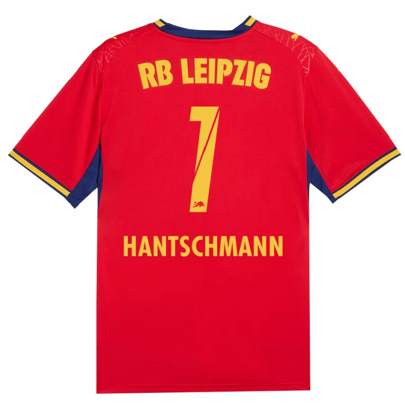 Danxen Kinder Franz Hantschmann #1 Rot Gelb Königsblau Auswärtstrikot Trikot 2026/27 T-Shirt