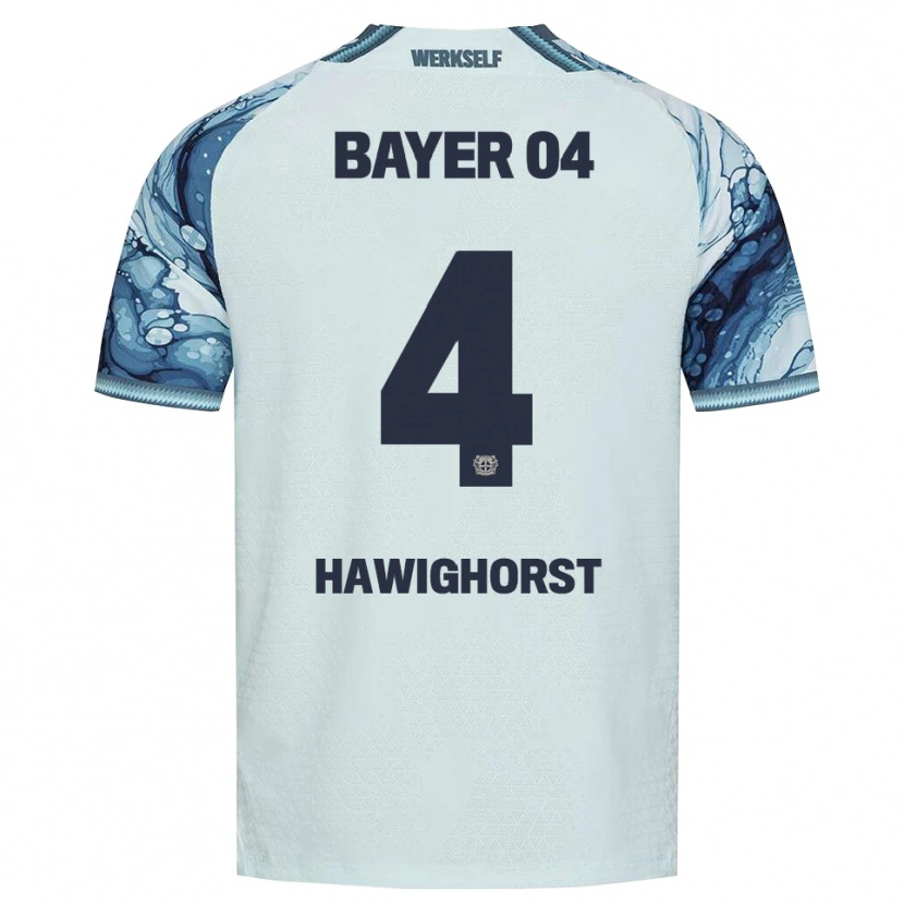 Danxen Kinder Ben Hawighorst #4 Dunkelgrün Schwarz Auswärtstrikot Trikot 2026/27 T-Shirt