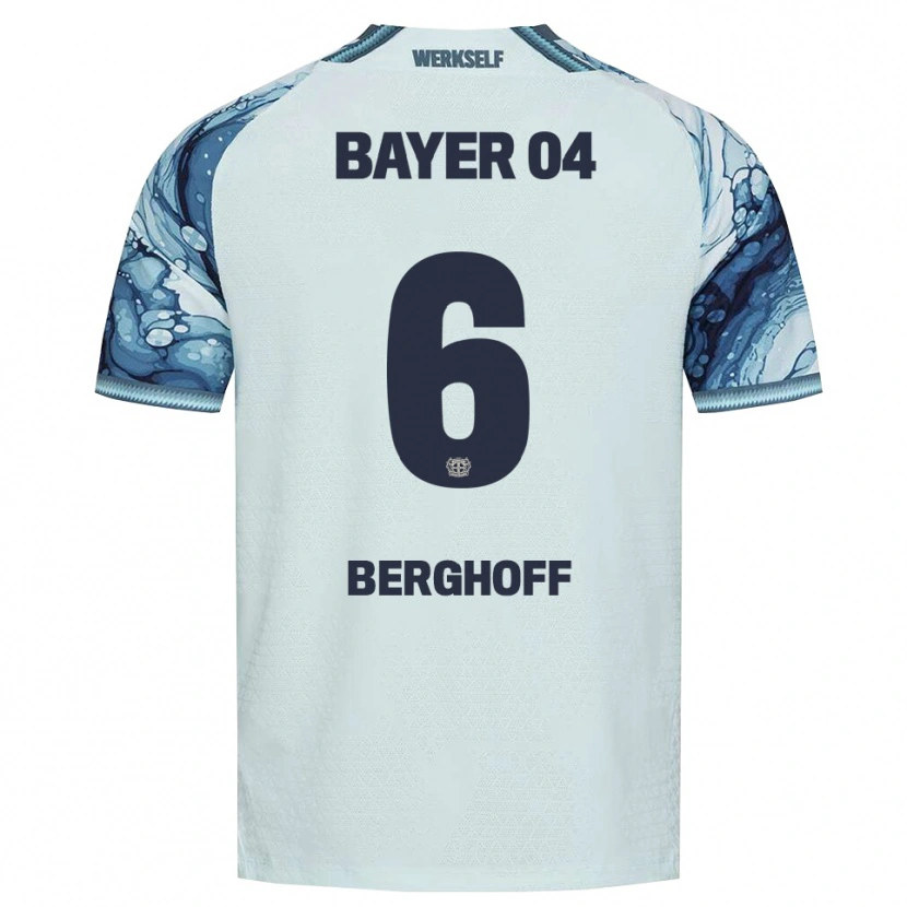 Danxen Kinder Jonah Berghoff #6 Dunkelgrün Schwarz Auswärtstrikot Trikot 2026/27 T-Shirt