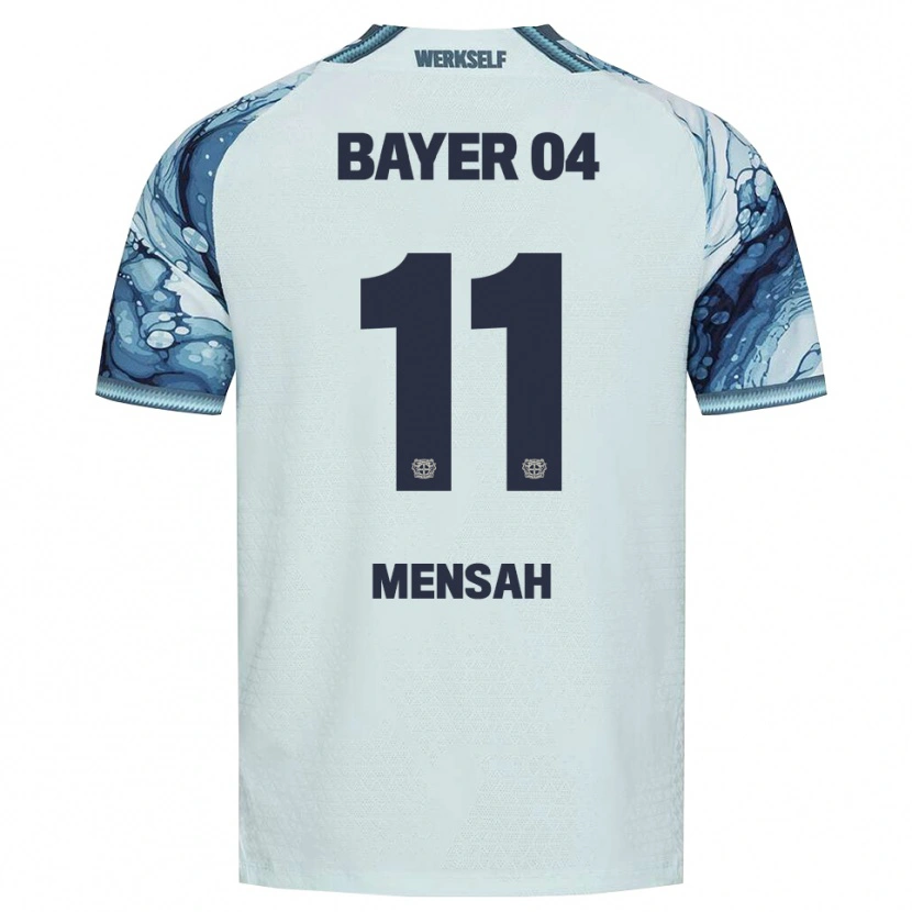 Danxen Kinder Jeremiah Mensah #11 Dunkelgrün Schwarz Auswärtstrikot Trikot 2026/27 T-Shirt