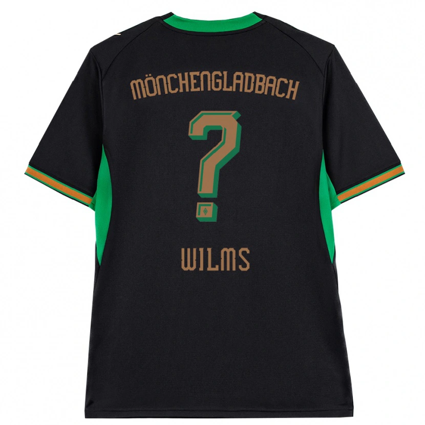 Danxen Kinder Felix Wilms #0 Schwarz Orange Grün Braun Auswärtstrikot Trikot 2026/27 T-Shirt