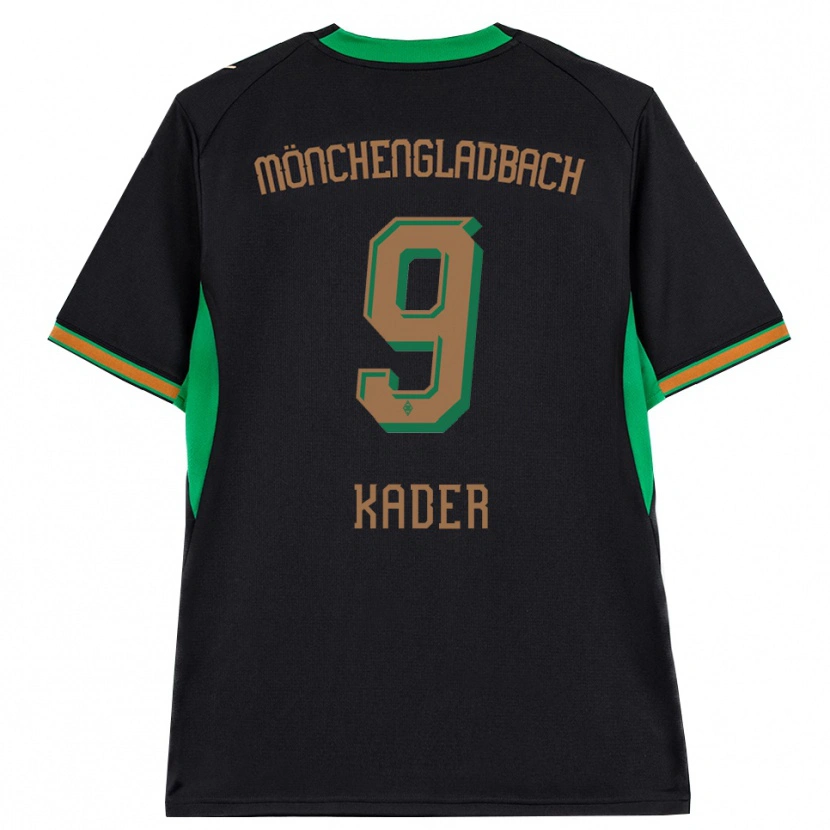 Danxen Kinder Cagatay Kader #9 Schwarz Orange Grün Braun Auswärtstrikot Trikot 2026/27 T-Shirt