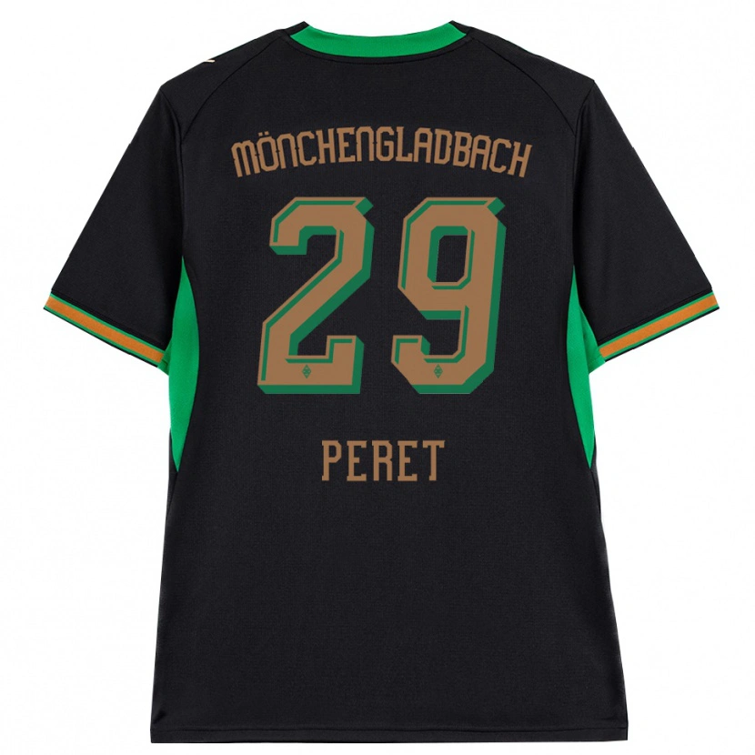 Danxen Kinder Jakub Peret #29 Schwarz Orange Grün Braun Auswärtstrikot Trikot 2026/27 T-Shirt