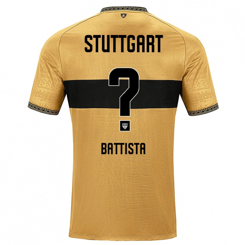 Danxen Kinder Luca Battista #0 Braun Schwarz Weiß Auswärtstrikot Trikot 2026/27 T-Shirt
