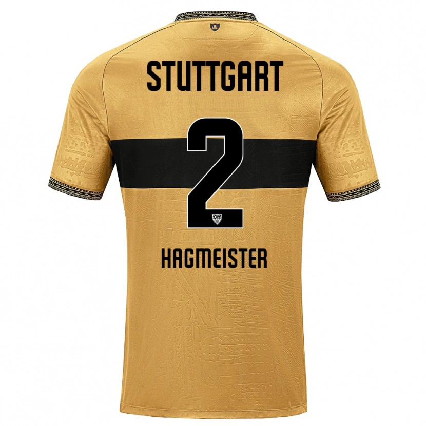 Danxen Kinder Tom Hagmeister #2 Braun Schwarz Weiß Auswärtstrikot Trikot 2026/27 T-Shirt