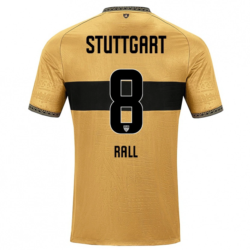 Danxen Kinder Maximiliane Rall #8 Braun Schwarz Weiß Auswärtstrikot Trikot 2026/27 T-Shirt