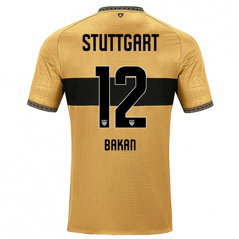 Danxen Kinder Eren Bakan #12 Braun Schwarz Weiß Auswärtstrikot Trikot 2026/27 T-Shirt