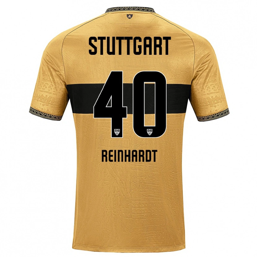 Danxen Kinder Peter Reinhardt #40 Braun Schwarz Weiß Auswärtstrikot Trikot 2026/27 T-Shirt