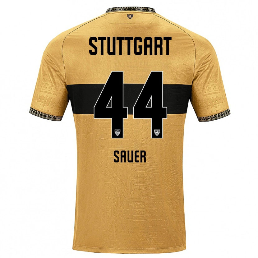 Danxen Kinder Leo Sauer #44 Braun Schwarz Weiß Auswärtstrikot Trikot 2026/27 T-Shirt