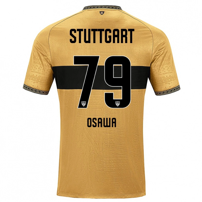 Danxen Kinder Haruka Ōsawa #79 Braun Schwarz Weiß Auswärtstrikot Trikot 2026/27 T-Shirt