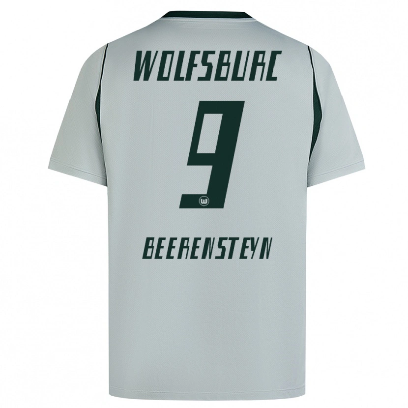 Danxen Kinder Lineth Beerensteyn #9 Grau Grün Auswärtstrikot Trikot 2026/27 T-Shirt