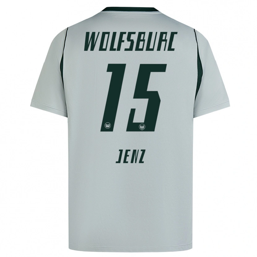 Danxen Kinder Moritz Jenz #15 Grau Grün Auswärtstrikot Trikot 2026/27 T-Shirt