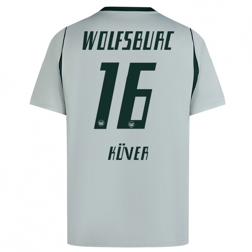 Danxen Kinder Camilla Küver #16 Grau Grün Auswärtstrikot Trikot 2026/27 T-Shirt
