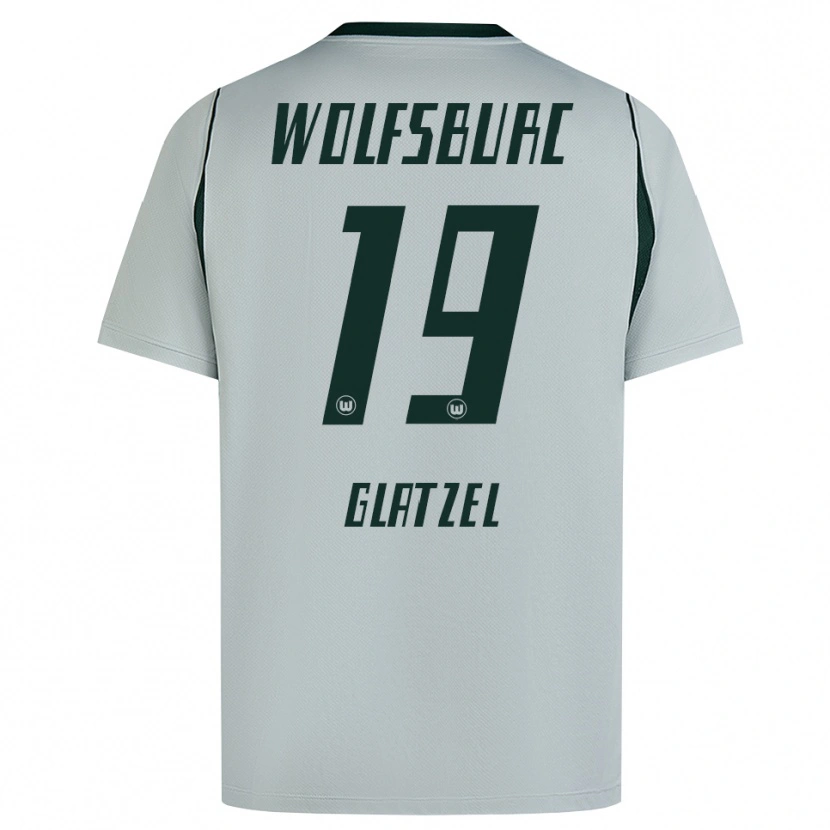 Danxen Kinder Robert Glatzel #19 Grau Grün Auswärtstrikot Trikot 2026/27 T-Shirt