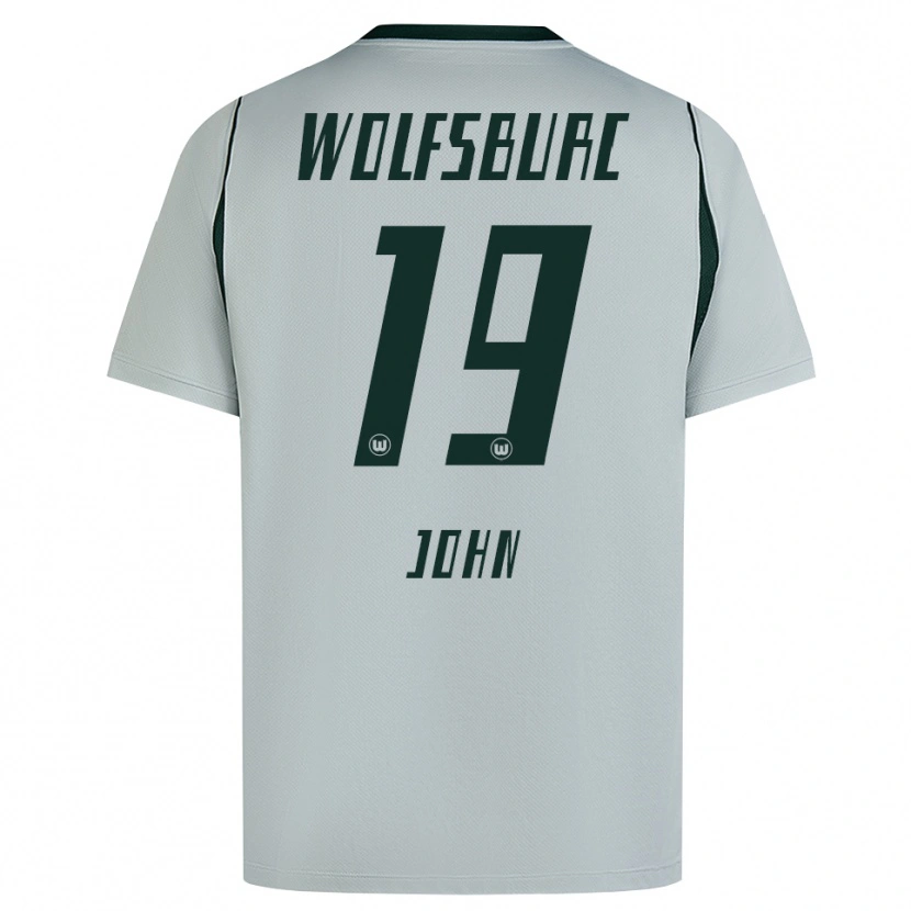 Danxen Kinder Michael John #19 Grau Grün Auswärtstrikot Trikot 2026/27 T-Shirt