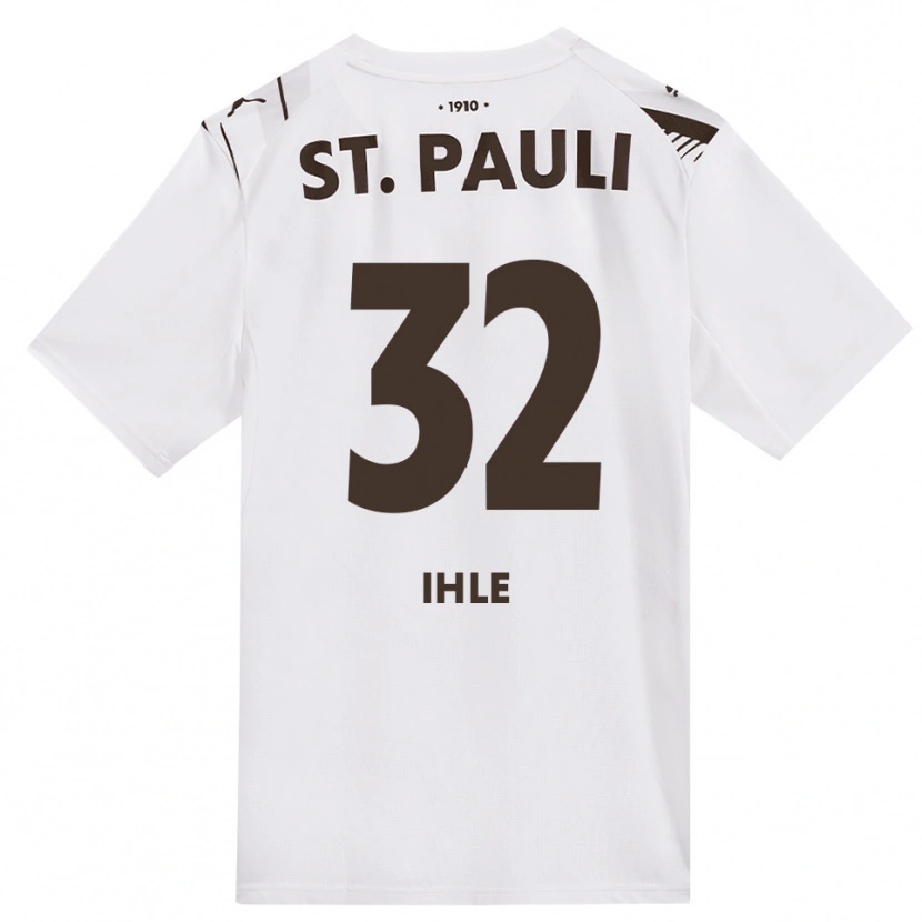 Danxen Kinder Friederike Ihle #32 Kaffee Weiß Rot Auswärtstrikot Trikot 2026/27 T-Shirt