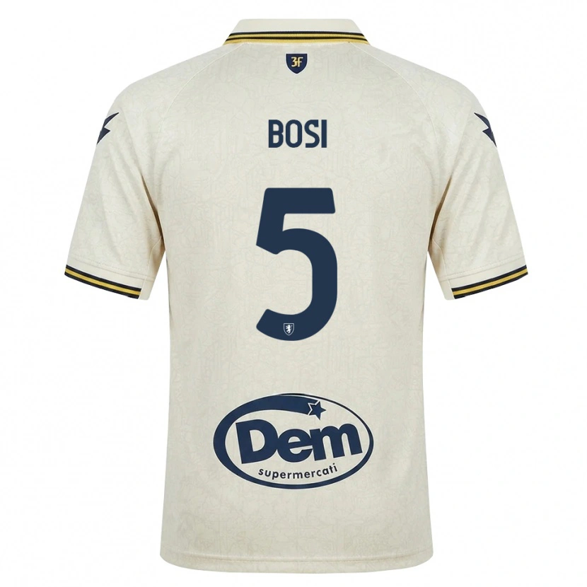 Danxen Kinder Giorgio Bosi #5 Oldlace Gelb Schwarz Auswärtstrikot Trikot 2026/27 T-Shirt