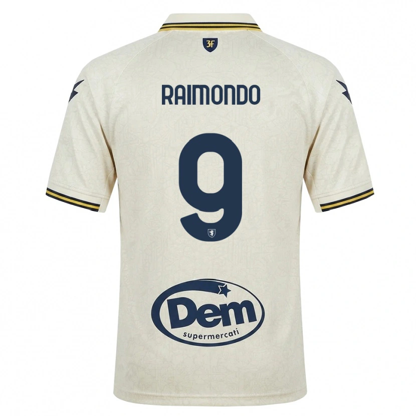Danxen Kinder Antonio Raimondo #9 Oldlace Gelb Schwarz Auswärtstrikot Trikot 2026/27 T-Shirt