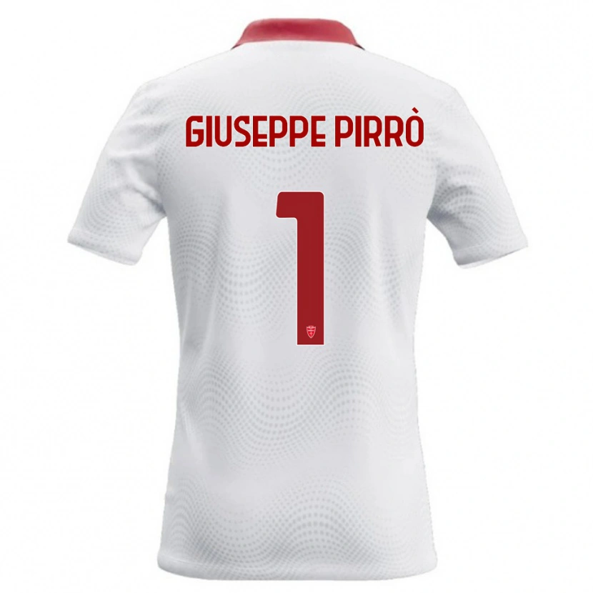 Danxen Kinder Marco Giuseppe Pirrò #1 Weiß Rot Auswärtstrikot Trikot 2026/27 T-Shirt