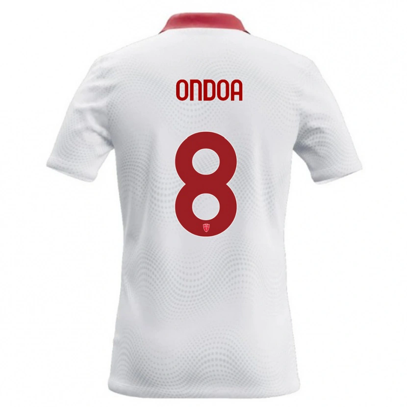 Danxen Kinder Foe Ondoa #8 Weiß Rot Auswärtstrikot Trikot 2026/27 T-Shirt