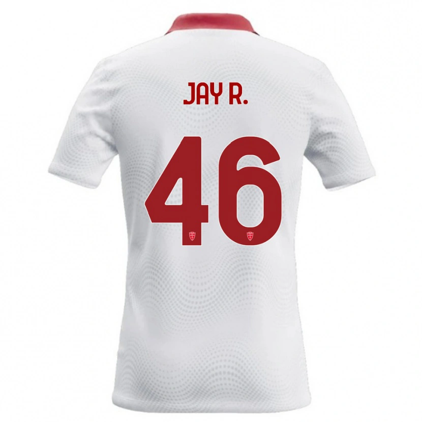 Danxen Kinder Jay Robinson #46 Weiß Rot Auswärtstrikot Trikot 2026/27 T-Shirt
