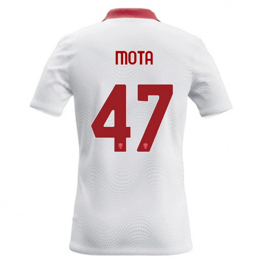 Danxen Kinder Dany Mota #47 Weiß Rot Auswärtstrikot Trikot 2026/27 T-Shirt