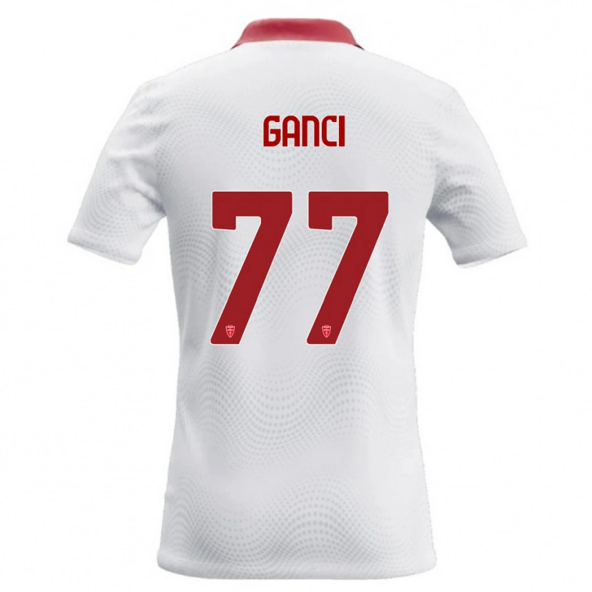 Danxen Kinder Daniele Ganci #77 Weiß Rot Auswärtstrikot Trikot 2026/27 T-Shirt