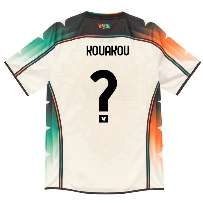 Danxen Kinder Bruno Kouakou #0 Oldlace Orange Grün Auswärtstrikot Trikot 2026/27 T-Shirt