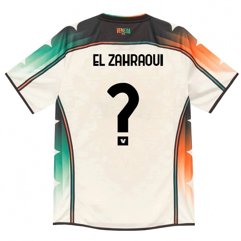 Danxen Kinder Youssef El Zahraoui #0 Oldlace Orange Grün Auswärtstrikot Trikot 2026/27 T-Shirt